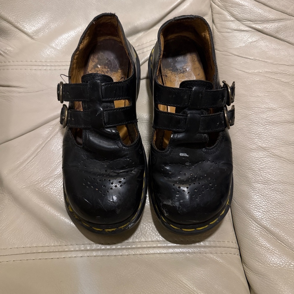 Dr. Martens Black Leather Mary Jane’s